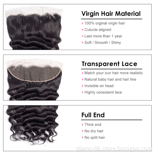 Glueless 150% Density 26inch Water Wave Brazilian Virgin Lace Front Wig Natural Preplucked Hairline Lace Frontal Wigs Baby Hair